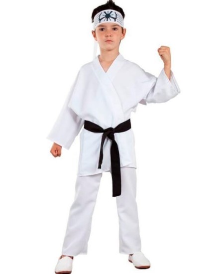 DISFRAZ DE KARATE BLANCO PARA NIÑO