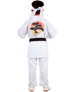 DISFRAZ DE KARATE BLANCO PARA NIÑO 2