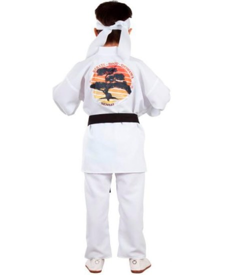 DISFRAZ DE KARATE BLANCO PARA NIÑO