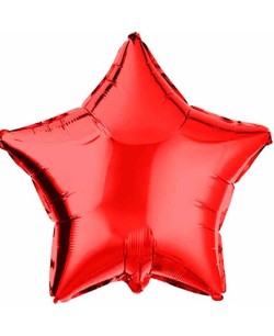 GLOBO DE HELIO ESTRELLA ROJA GRANDE