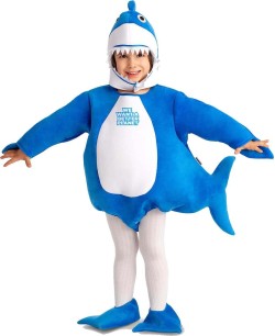 DISFRAZ DE TIBURON AZUL PARA BEBE