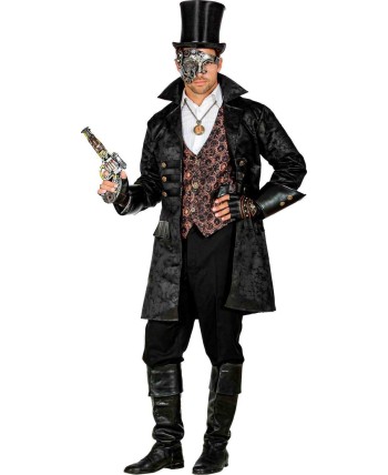 ABRIGO NEGRO DELUXE PARA HOMBRE