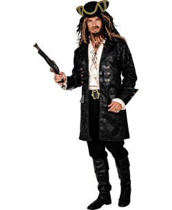 ABRIGO NEGRO DELUXE PARA HOMBRE 2