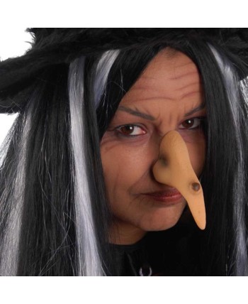 NARIZ BRUJA CON VERRUGA Y GOMA