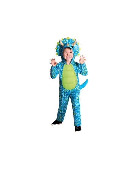 Disfraz de Dinosaurio Azul para Nino