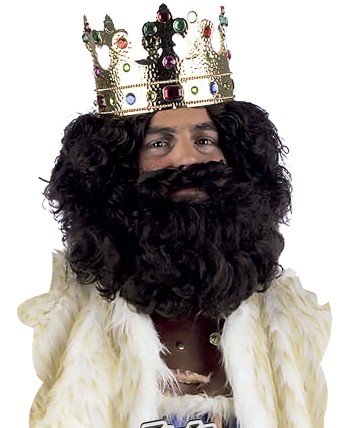 CORONA METAL DORADA LYS 50 PIEDRAS