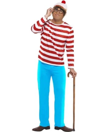 DISFRAZ DE WALLY WHERE IS WALLY CHICO