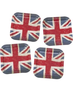 PLATOS INGLATERRA VINTAGE CUADRADOS