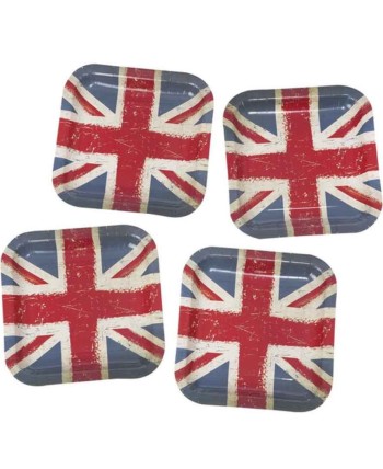 PLATOS INGLATERRA VINTAGE CUADRADOS PLATOS INGLATERRA VINTAGE CUADRADOS