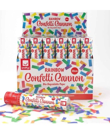 CAÑON CONFETTI MULTICOLOR BIODEGDABLE 20 CMS