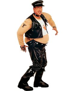 DISFRAZ DE MOTERO GORDO