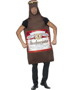 DISFRAZ DE BOTELLIN DE CERVEZA