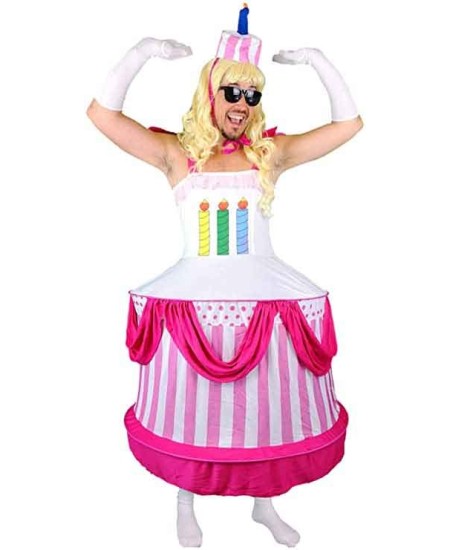 DISFRAZ DE CHICA SALIENDO DE TARTA PARA ADULTO
