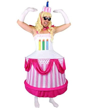 DISFRAZ DE CHICA SALIENDO DE TARTA PARA ADULTO