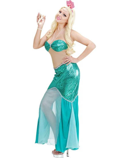 DISFRAZ DE SIRENA AZUL