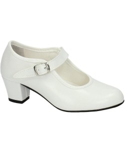 ZAPATO DE SEVILLANA BLANCO SINTENTICOS