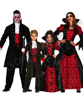 DISFRAZ GRUPO VAMPIROS VICTORIANOS