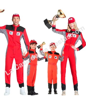 DISFRAZ GRUPO PILOTO ROJO