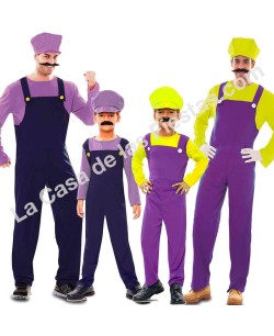 DISFRAZ GRUPO FONTANERO AZUL