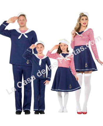 DISFRAZ GRUPO MARINEROS ANCLA