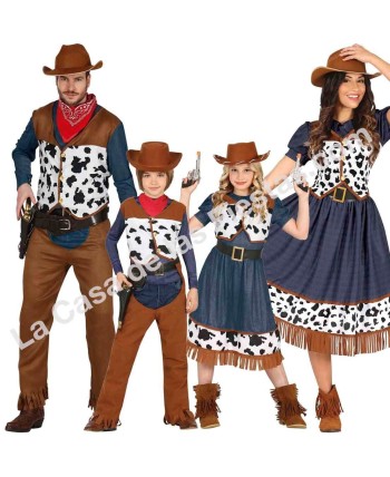 DISFRAZ GRUPO VAQUEROS COWBOY