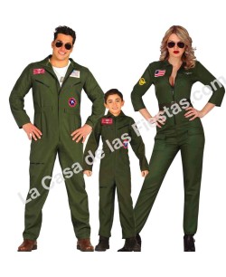 DISFRAZ GRUPO AVIADOR TOP GUN