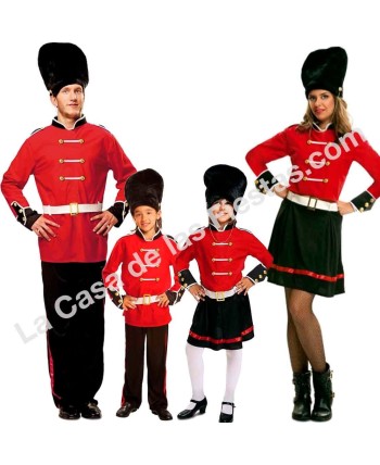 DISFRAZ GRUPO GUARDIA INGLESA