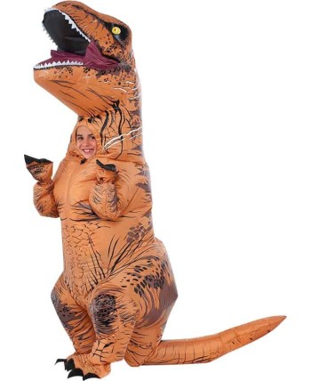 DISFRAZ DE DINOSAURIO HINCHABLE T-REX INFANTIL