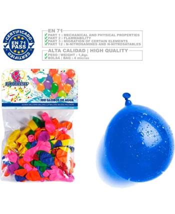 GLOBO DE AGUA 100 UNIDADES