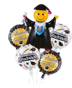 BOUQUET DE GLOBOS GRADUADO SMILE