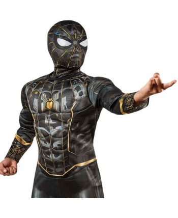 DISFRAZ DE SPIDERMAN NEGRO DELUXE INFANTIL