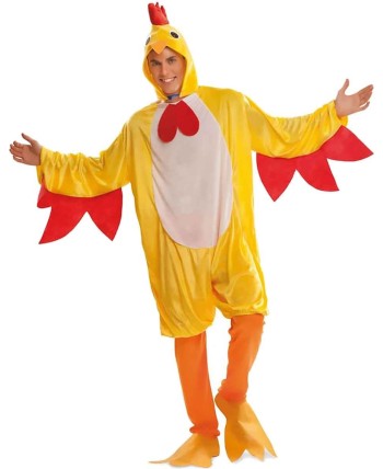 DISFRAZ DE GALLO AMARILLO ADULTO