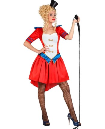 DISFRAZ DE DOMADORA DE CIRCO PARA MUJER