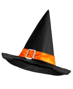 SOMBRERO BRUJA INFANTIL CON CINTA NARNAJA 2