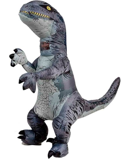DISFRAZ DE DINOSAURIO HINCHABLE VELOCIRAPTOR ADULTO JURASSIC WORLD PARA ADULTO