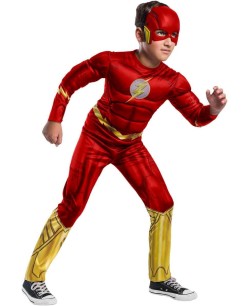 DISFRAZ DE FLASH BLACK LINE DELUXE PARA NIÑO