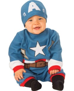 DISFRAZ DE CAPITAN AMERICA GORRITO PARA BEBE