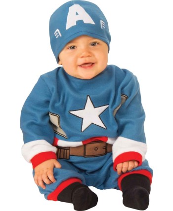 DISFRAZ DE CAPITAN AMERICA GORRITO PARA BEBE