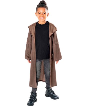 CAPA CON CAPUCHA OBI WAN KENOBI INFANTIL