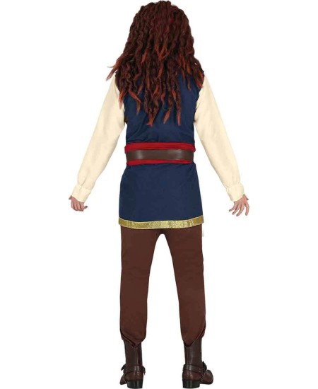 DISFRAZ DE PIRATA JACK CASACA AZUL PARA HOMBRE