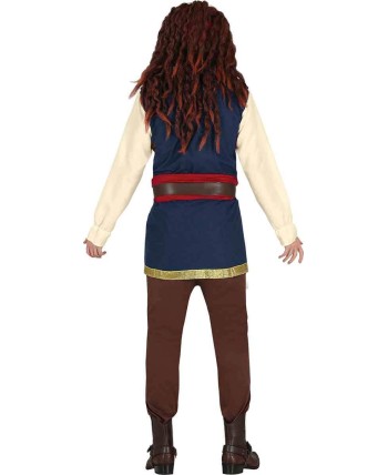 DISFRAZ DE PIRATA JACK CASACA AZUL PARA HOMBRE