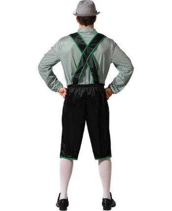 DISFRAZ DE TIROLES NEGRO CAMISA VICHY