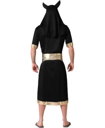 DISFRAZ DE EGIPCIO NEGRO Y DORADO PARA HOMBRE