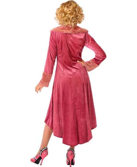 DISFRAZ DE MAGA AÑOS 20 VESTIDO ROSA