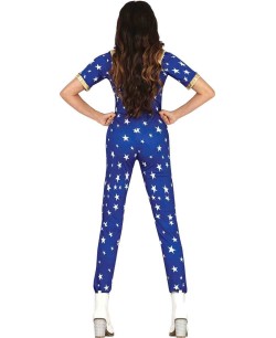 DISFRAZ DE SUPERHEROINA WONDER BUZO 2