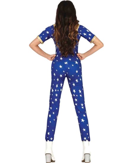 DISFRAZ DE SUPERHEROINA WONDER BUZO
