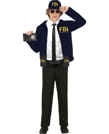 DISFRAZ DE POLICIA FBI HOMBRE