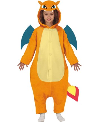 DISFRAZ DE DRAGON NARANJA PARA NIÑO