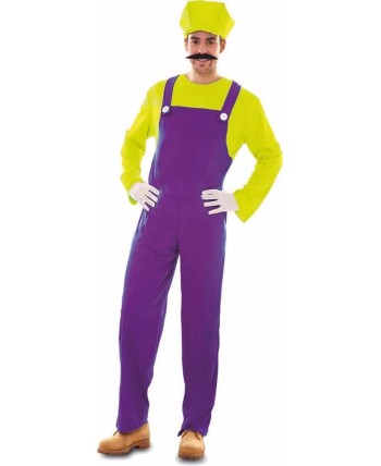 DISFRAZ DE FONTANERO AMARILLO ADULTO