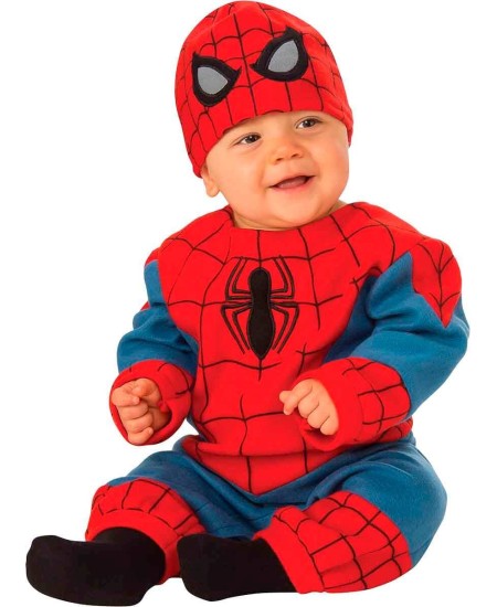 DISFRAZ DE SPIDERMAN GORRITO PARA BEBE